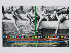 Đanino Božić, Plakat za izložbu Biennale mladih – Rijeka 93., 1993.